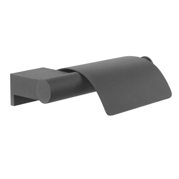Tiger Porte-papier hygi&eacute;nique Bold Noir mat avec couvercle