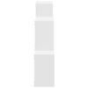 vidaXL Armoire murale 78x18x71 cm blanc bois d'ing&eacute;nierie
