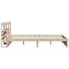 vidaXL Cadre de lit avec t&ecirc;te de lit sans matelas 140x200 cm