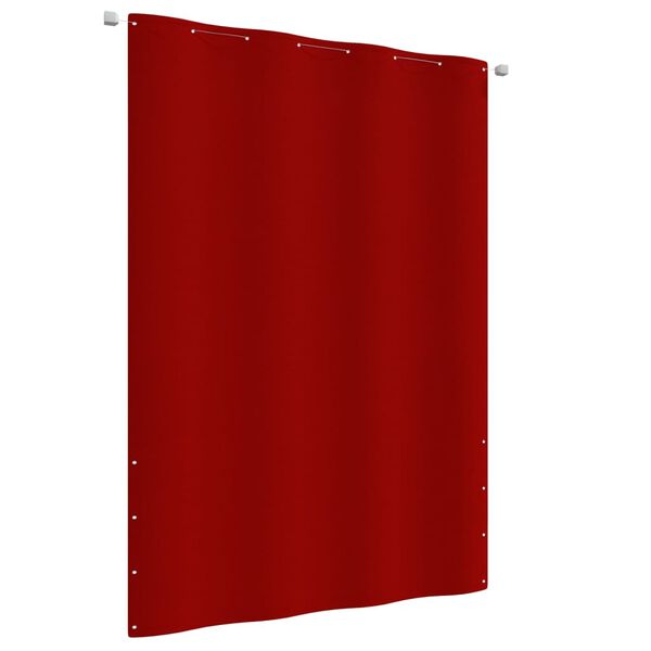 vidaXL &Eacute;cran de balcon Rouge 160x240 cm Tissu Oxford