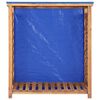 vidaXL Remise &agrave; bois de chauffage 105x38x115 cm Bois d'acacia solide