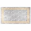 vidaXL Tapis lavable antid&eacute;rapant 190x300 cm gris