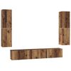 vidaXL Ensemble meuble TV 7 pcs Bois Ancien Bois d'ing&eacute;nierie