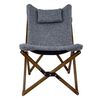 Bo-Camp Chaise de d&eacute;tente Bloomsbury S Gris