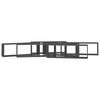 vidaXL &Eacute;tag&egrave;res cube murales 6 pcs Gris 80x15x26,5cm bois d'ing&eacute;nierie