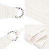 vidaXL Voile d'ombrage 160 g/m&sup2; Blanc 2x3,5 m PEHD