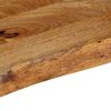 vidaXL Dessus de table &agrave; bord vivant 140x30x3,8cm bois massif manguier