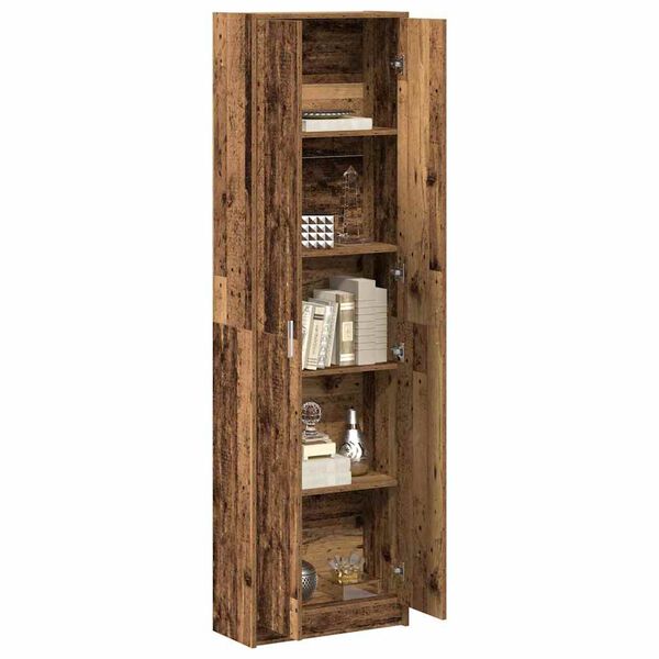 vidaXL Armoire Bois Ancien 55 x 25 x 189 cm Bois d'ingénierie