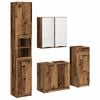 vidaXL Ensemble de mobilier de salle de bain 4 pc Bois ancien