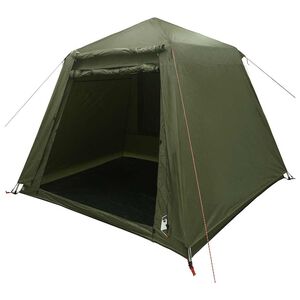 vidaXL Tente de p&ecirc;che 4 personnes vert olive lib&eacute;ration rapide