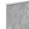 vidaXL T&ecirc;te de lit avec t&ecirc;te de lit Gris b&eacute;ton 75 cm Bois d'ing&eacute;nierie