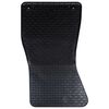 vidaXL Tapis de voiture 4 pcs Noir Caoutchouc