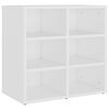 vidaXL Armoire &agrave; chaussures Blanc 52,5x30x50 cm