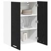 vidaXL Armoire suspendue Ch&ecirc;ne noir 60 x 31 x 80 cm Bois d'ing&eacute;nierie
