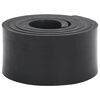 vidaXL Bordure en caoutchouc de chasse-neige noir 200x10x1 cm