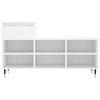 vidaXL Armoire &agrave; chaussures Blanc 102x36x60 cm Bois d'ing&eacute;nierie