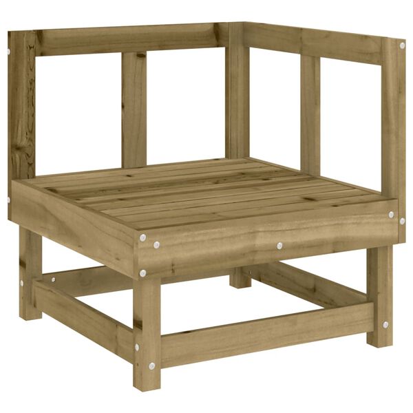 vidaXL Salon de jardin 4 pcs bois de pin impr&eacute;gn&eacute;