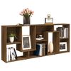 vidaXL Biblioth&egrave;que Ch&ecirc;ne marron 67x24x161 cm Bois d'ing&eacute;nierie