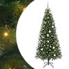 vidaXL Sapin de No&euml;l artificiel Vert 210 cm PE et PVC