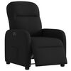 vidaXL Fauteuil inclinable &eacute;lectrique Noir Tissu