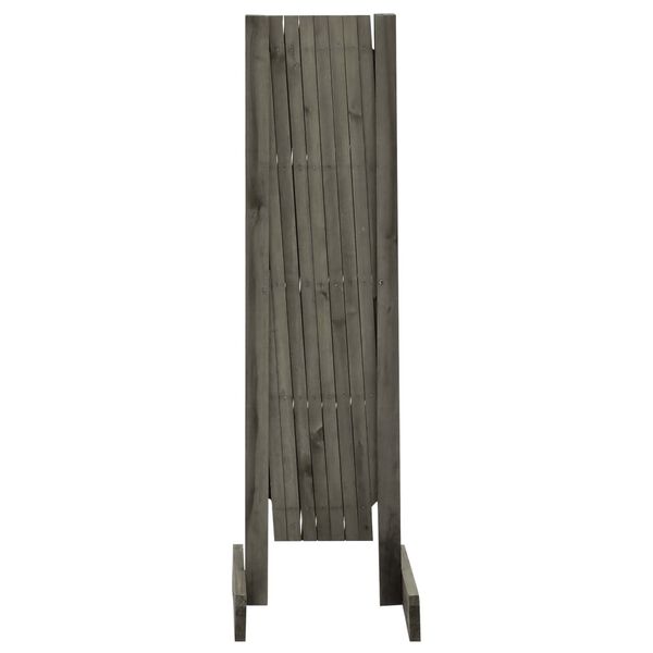 vidaXL Clôture en treillis de jardin Gris 150x80 cm Bois de sapin