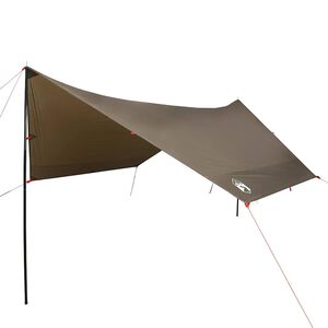 vidaXL B&acirc;che de camping marron 462x306x211 cm imperm&eacute;able