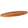 vidaXL Dessus de table 100x40x2,5 cm ovale bois massif d'acacia