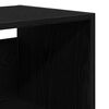 vidaXL Haut Armoire Ch&ecirc;ne noir 69,5 x 34 x 180 cm Bois d'ing&eacute;nierie