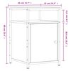 vidaXL Tables de chevet 2 pcs sonoma gris 40x42x60cm bois d'ing&eacute;nierie