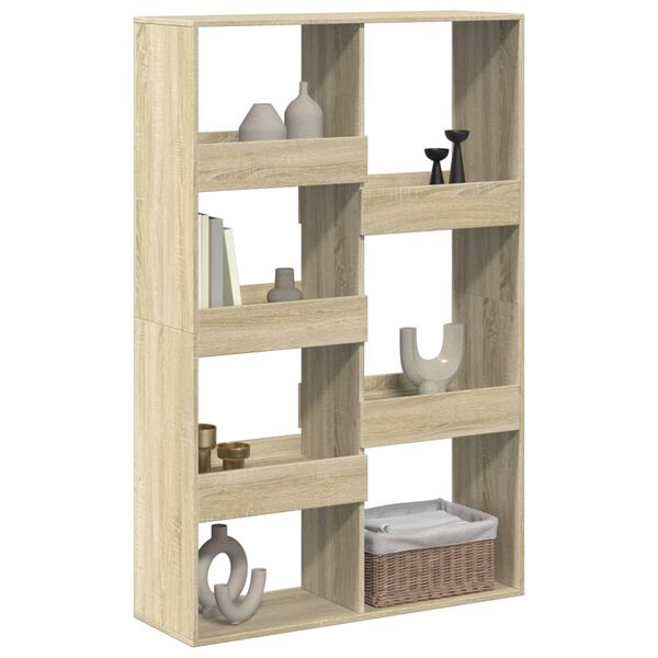 vidaXL Cloison de s&eacute;paration ch&ecirc;ne sonoma bois d'ing&eacute;nierie