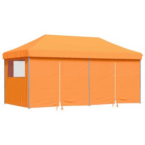 vidaXL Tente de r&eacute;ception pliable escamotable avec 4 parois lat&eacute;rales