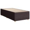 vidaXL Sommier &agrave; lattes de lit avec matelas Marron fonc&eacute; 100x200 cm