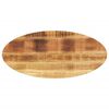 vidaXL Dessus de table 100x40x2,5 cm ovale bois massif de manguier