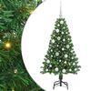 vidaXL Sapin de No&euml;l avec &eacute;clairage LED 120 cm 150 LED Blanc chaud