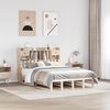vidaXL Lit biblioth&egrave;que sans matelas 150x200 cm bois massif de pin