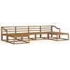 vidaXL Ensemble de canap&eacute;s d'ext&eacute;rieur 6 pcs Naturel