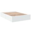 vidaXL Cadre de lit sans matelas blanc 120x190 cm