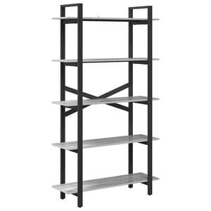 vidaXL &Eacute;tag&egrave;re 5 niveaux 100 x 33,5 x 178 cm Bois d'ing&eacute;nierie