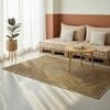 vidaXL Tapis Naturel et Noir 120 x 170 cm Jute