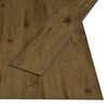 vidaXL Plancher &agrave; enclenchement 3,51 m&sup2; 4 mm PVC Marron Naturel