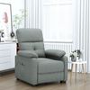 vidaXL Fauteuil Gris fonc&eacute; Tissu
