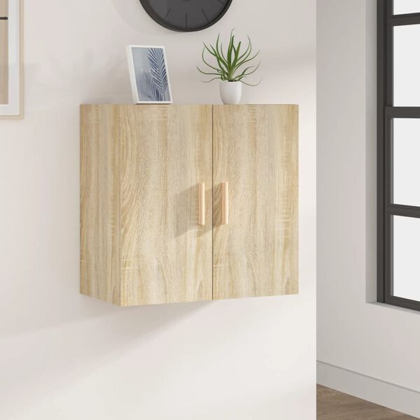 vidaXL Armoire murale Ch&ecirc;ne sonoma 60x30x60 cm Bois d'ing&eacute;nierie