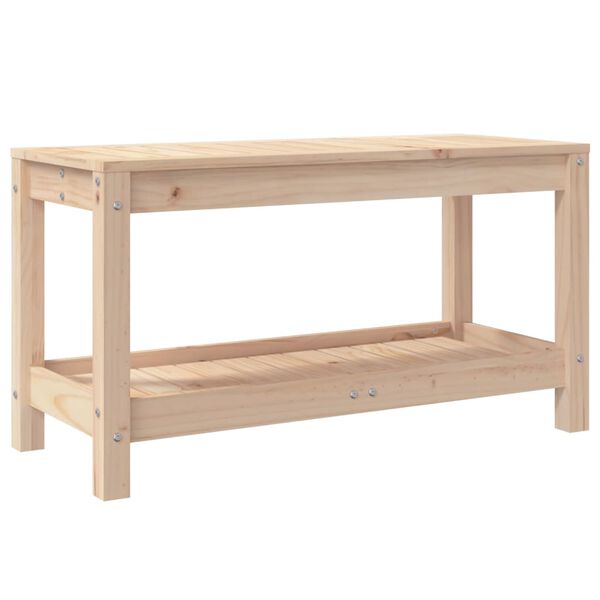 vidaXL Banc de jardin 82,5x35x45 cm bois massif de pin