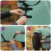 vidaXL Couverture &Eacute;quine Vert sp&eacute;cial Polyester
