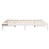 vidaXL Cadre de lit Blanc 120 x 200 cm Pin massif