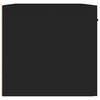 vidaXL Armoire murale Noir 60x36,5x35 cm Bois d'ing&eacute;nierie