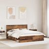 vidaXL Cadre de lit Bois ancien 160 x 200 cm Pin massif