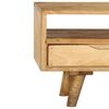 vidaXL Meuble TV Bois de manguier massif 140x30x41 cm