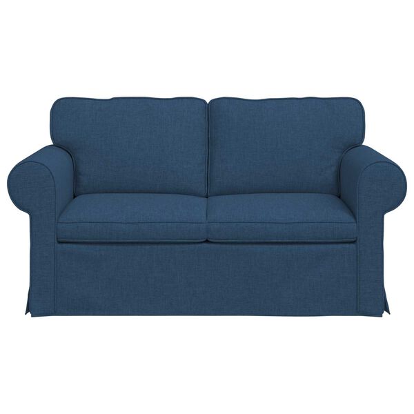 vidaXL Canap&eacute; Bleu Dimensions globales: 155 x 82 x 80 cm (l x P x H)