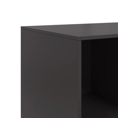 vidaXL Buffet noir 99x39x73 cm acier